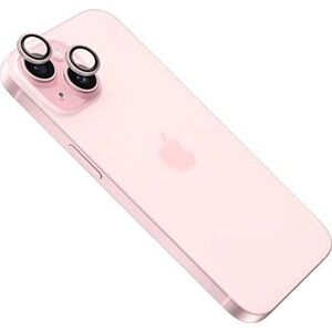 FIXED Camera Glass na Apple iPhone 15/15 Plus ružové