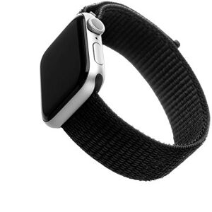FIXED Nylon Strap pre Apple Watch 42/44/45/Ultra 49mm čierny
