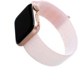 FIXED Nylon Strap pre Apple Watch 42/44/45/Ultra 49mm ružový