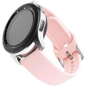 FIXED Silicone Strap Universal pre smartwatch so šírkou 22 mm ružový