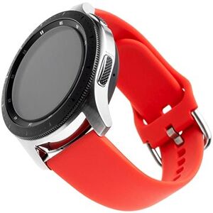 FIXED Silicone Strap Universal pre smartwatch so šírkou 22 mm červený
