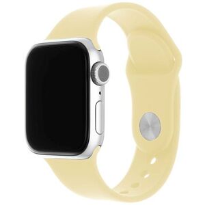 FIXED Silicone Strap SET pre Apple Watch 38/40/41mm svetlo žltý