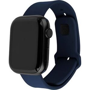 FIXED Silicone Sporty Strap pro Apple Watch 42/44/45mm modrý