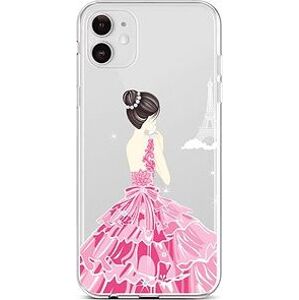 TopQ iPhone 12 silikón Pink Princess 55326