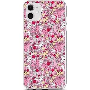 TopQ iPhone 12 silikón Pink Bunnies 55318