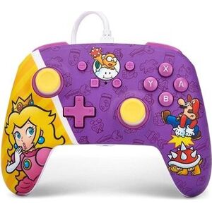 PowerA Enhanced Wired Controller – Nintendo Switch – Princess Peach Battle