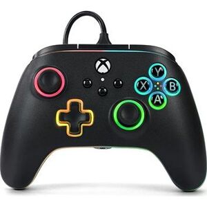PowerA Advantage Wired Controller – Xbox Series X|S with Lumectra + RGB LED Strip – Black