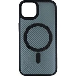 TopQ Kryt Magnetic Carbon iPhone 13 pevný tmavý 86989