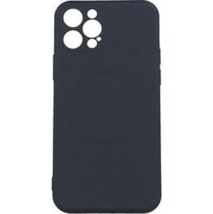 TopQ Kryt iPhone 12 Pro s MagSafe čierny 85005