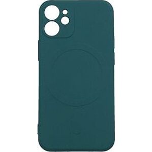 TopQ Kryt iPhone 12 Mini s MagSafe tmavo zelený 84995