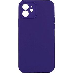 TopQ Kryt Essential iPhone 12 tmavo fialový 92758