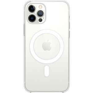 Apple iPhone 12 a 12 Pro Silikónový kryt s MagSafe priehľadný