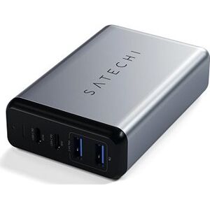 Satechi 75W Dual Type-C PD Travel Charger Space Grey