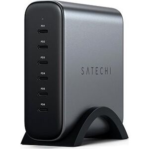 Satechi 200W USB-C 6-PORT Gan Charger Grey