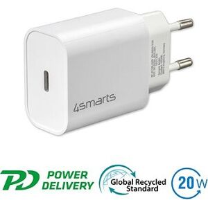 4smarts Wall Charger VoltPlug PD 20 W white