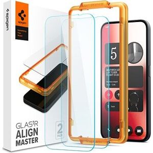 Spigen Glass tR AlignMaster 2 Pack Nothing Phone (2a)