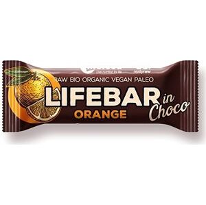 Lifefood Lifebar InChoco Pomarančová RAW BIO 40 g