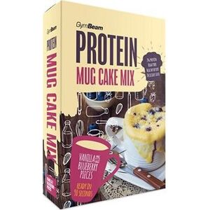 GymBeam Proteínový Mug Cake Mix 500 g Vanilka s kúskami čučoriedok