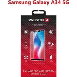 Swissten 3D Full Glue pre Samsung A346 Galaxy A34 5G čierne