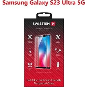 Swissten 3D Full Glue pre Samsung S918 Galaxy S23 Ultra 5G čierne