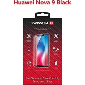 Swissten 3D Full Glue pre Huawei NOVA 9 čierne
