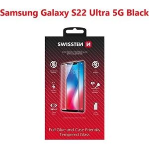 Swissten 3D Full Glue pre Samsung S908 Galaxy S22 Ultra 5G čierne