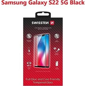 Swissten 3D Full Glue pre Samsung S901 Galaxy S22 5G čierne
