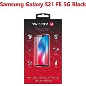 Swissten 3D Full Glue pre Samsung G990 Galaxy S21 FE 5G čierne