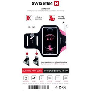 Swissten Arm Band Case veľ. 6,0" ružové