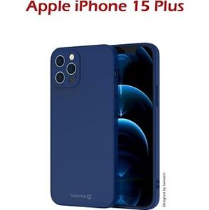 Swissten Soft Joy pre Apple iPhone 15 Plus modrý
