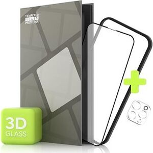 Tempered Glass Protector na iPhone 13 Pro Max, 3D + sklo na kameru + instalačný rámček