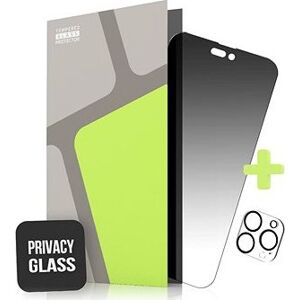 Tempered Glass Protector na iPhone 14 Pro Max, Privacy Glass + sklo na kameru (Case Friendly)