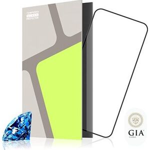 Tempered Glass Protector zafírové pre iPhone 15 Pro Max, Case Friendly, čierne