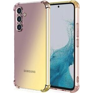 TopQ Kryt Samsung A34 Shock duhový purpurovo-žlutý 93342