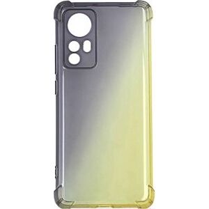 TopQ Kryt Xiaomi 12 Shock dúhový purpurovo-žltý 107614