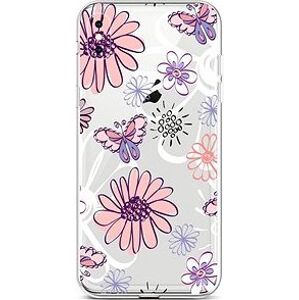 TopQ Kryt iPhone XS Flowers 111114