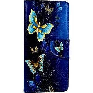 TopQ Puzdro Samsung A14 knižkové Kúzelné motýliky 112858