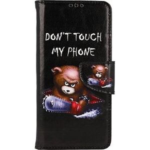 TopQ Pouzdro Xiaomi Redmi Note 12S knížkové Don't Touch méďa 112672