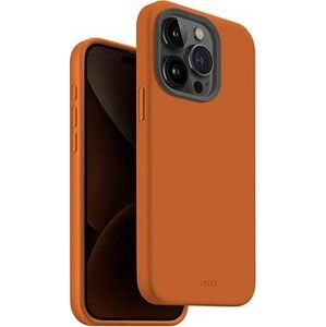 UNIQ Lino Hue MagClick ochranný kryt na iPhone 15 Pro, Sunset (Orange)