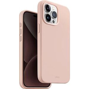 UNIQ Lino Hue MagClick ochranný kryt na iPhone 15 Pro Max, Blush (Pink)