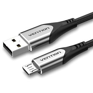 Vention Luxury USB 2.0 -> micro USB Cable 3A Gray 0,5 m Aluminum Alloy Type