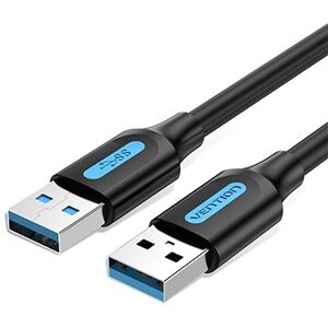 Vention USB 3.0 Male to USB Male Cable 1 M Black PVC Type