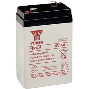 YUASA 6 V 4 Ah bezúdržbová olovená batéria NP4-6