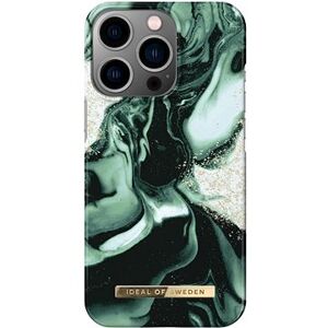 iDeal Of Sweden Fashion pre iPhone 13 Pro golden olive marble