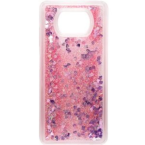iWill Glitter Liquid Heart Case pre POCO X3 Pro Pink