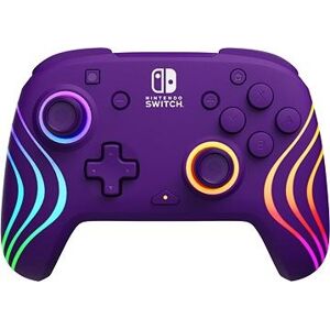 PDP SWITCH Pad wireless AFTERGLOW WAVE – Purple – Nintendo Switch